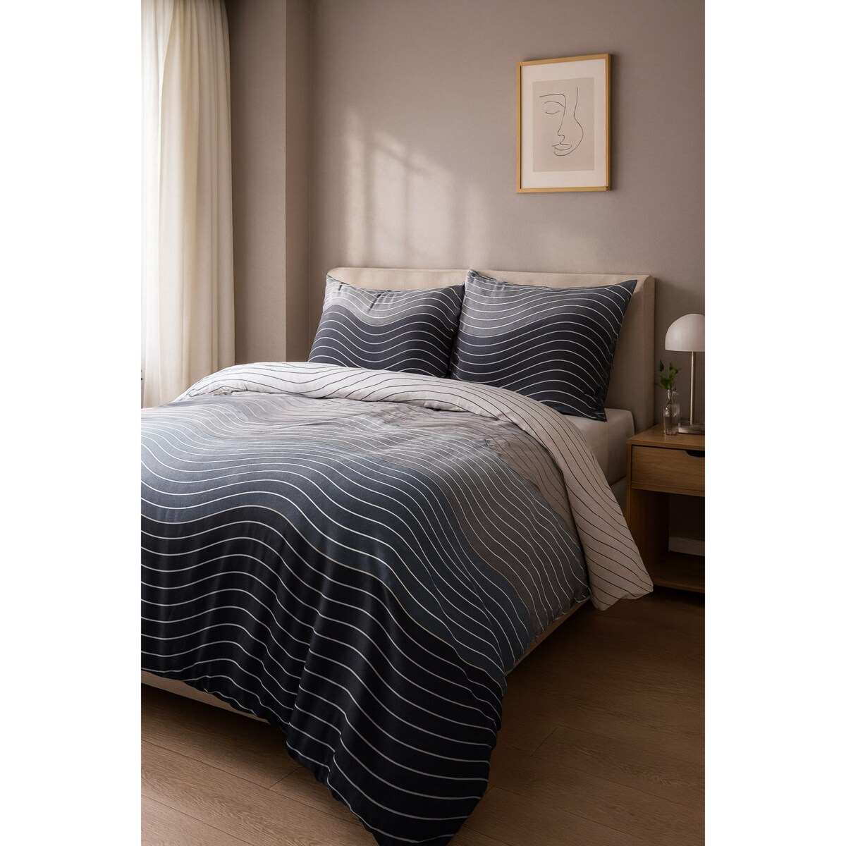 Pościel z mikrofibry 160x200 Wave