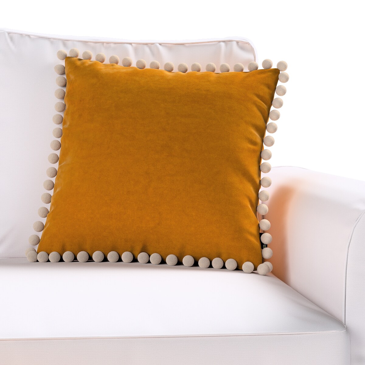 Poszewka Wera na poduszkę 45x45 miodowy