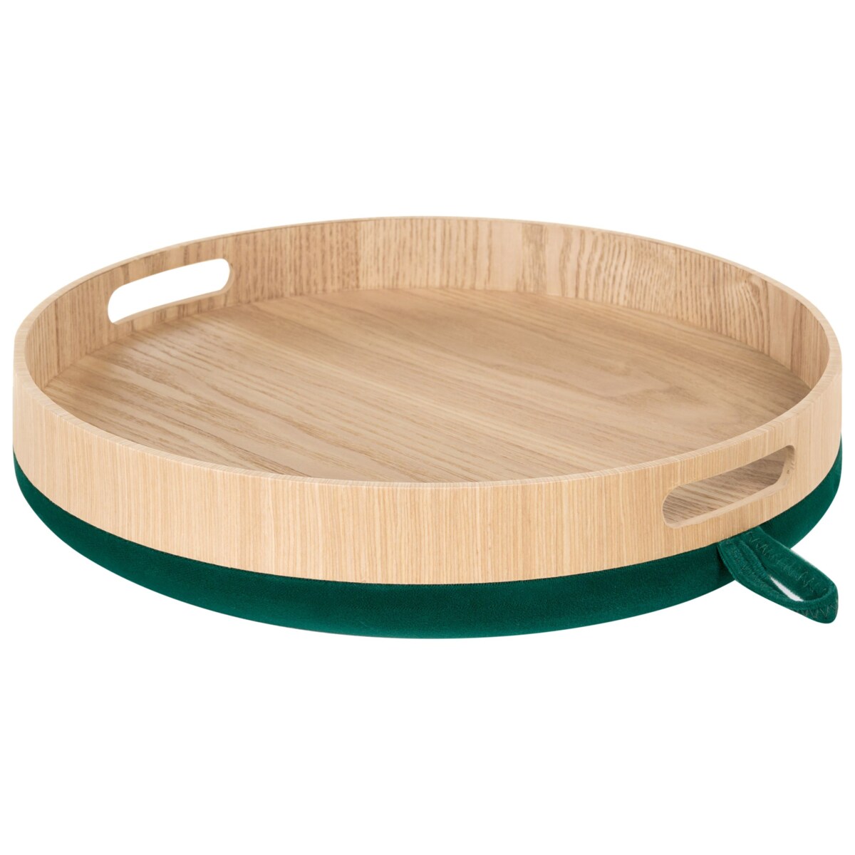 Stołek ze schowkiem NEELY Welur Szmaragdowy