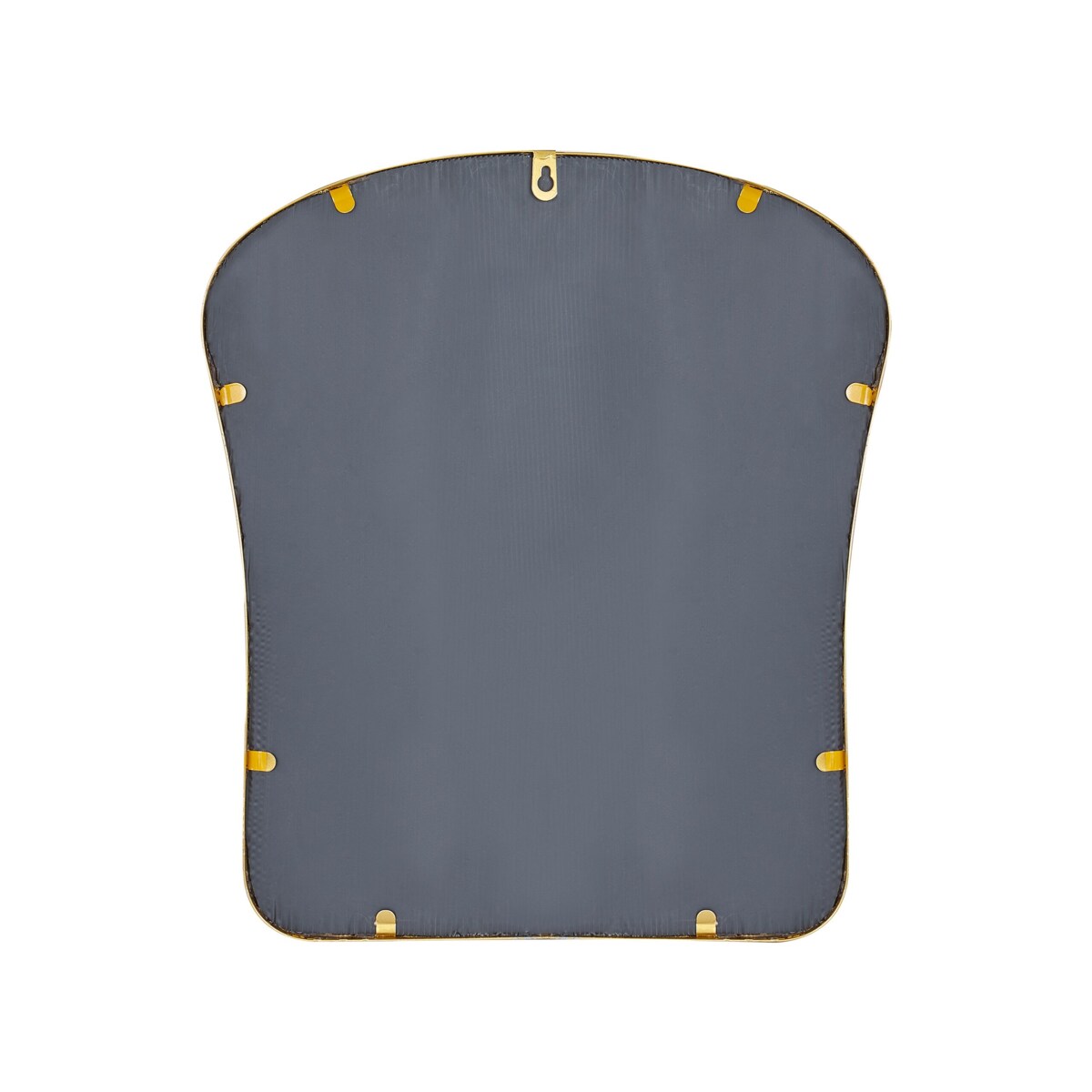 Lustro ścienne NOTH 45 cm 53 cm Metal Złoty