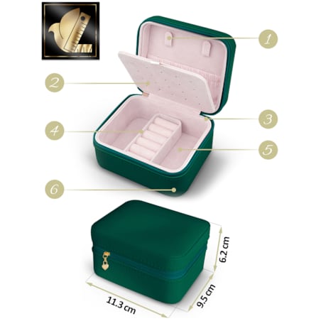 Szkatułka na biżuterię skrzynka pudełko kuferek Massido