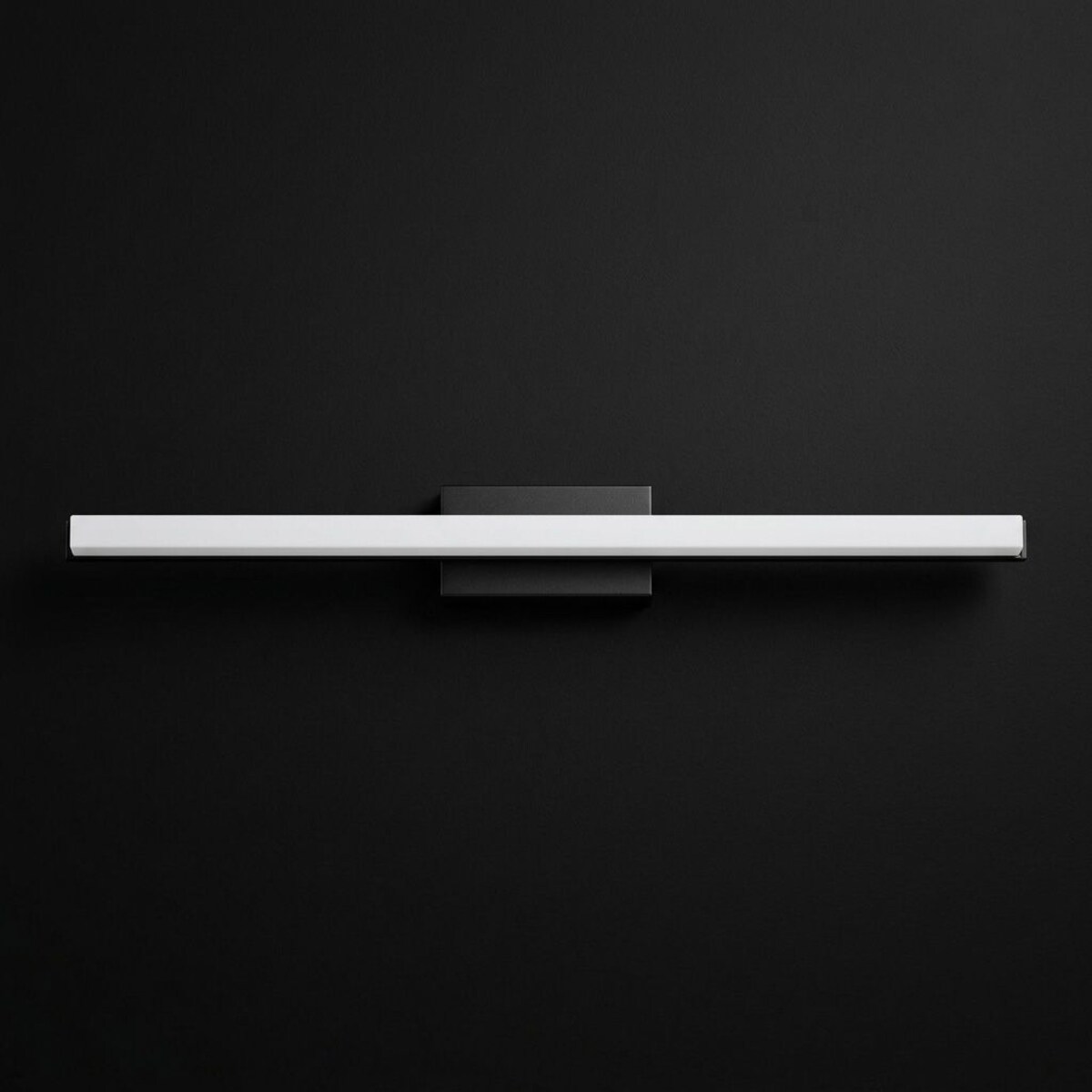 Kinkiet App1856-1W 80Cm Led Czarny, Metal, Tworzywo Sztuczne
