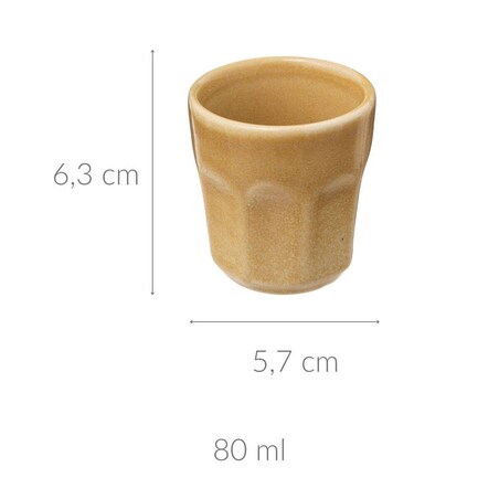 Kubek do espresso ceramiczny ROMA, 80 ml