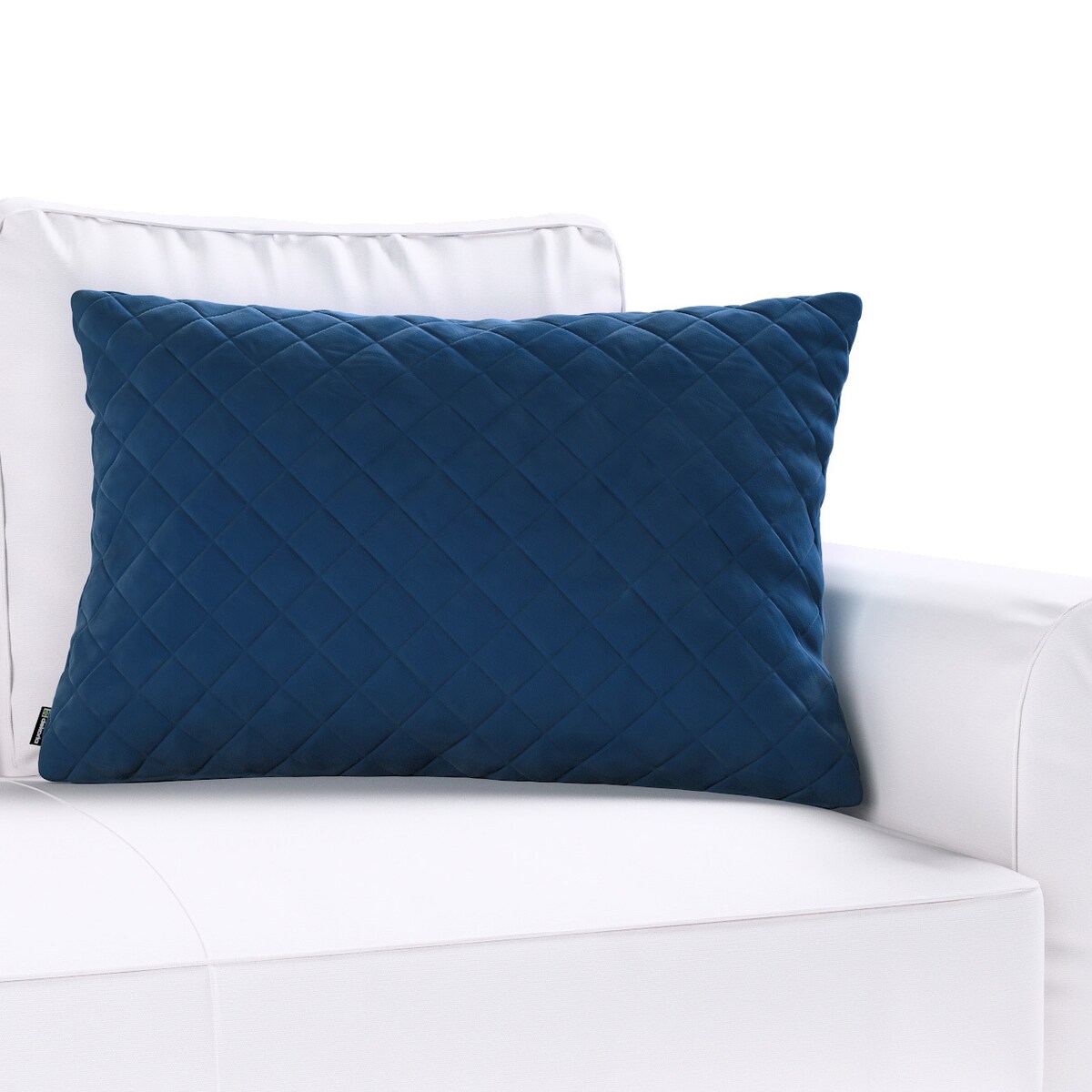 Poszewka Kinga pikowana 60 x 40 cm 60x40 granat