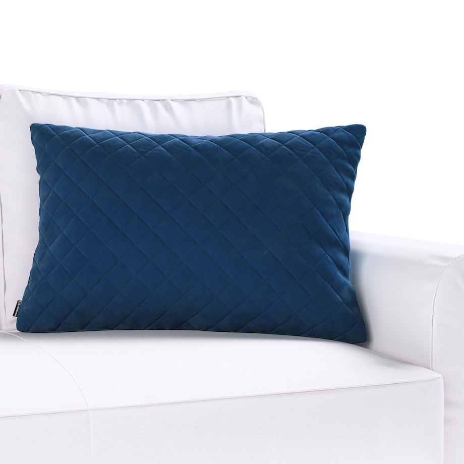 Poszewka Kinga pikowana 60 x 40 cm 60x40 granat