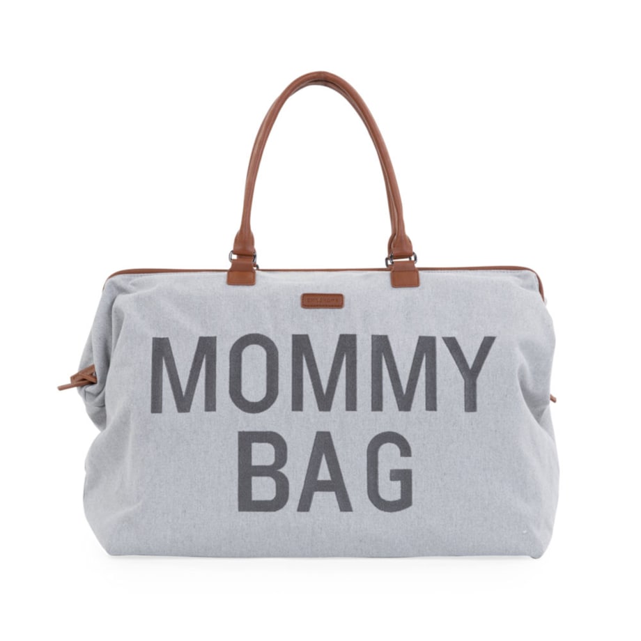 Childhome Torba Mommy bag Kanwas Szara