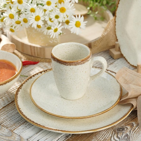 VILLA ITALIA Talerzyk deserowy śniadaniowy 21 cm ceramiczny RUSTICO