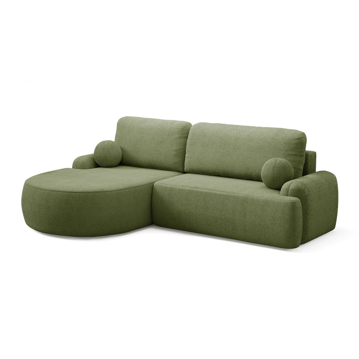 Zaokrąglony narożnik CLEO z funkcją spania, wersja lewa, Quelle 38