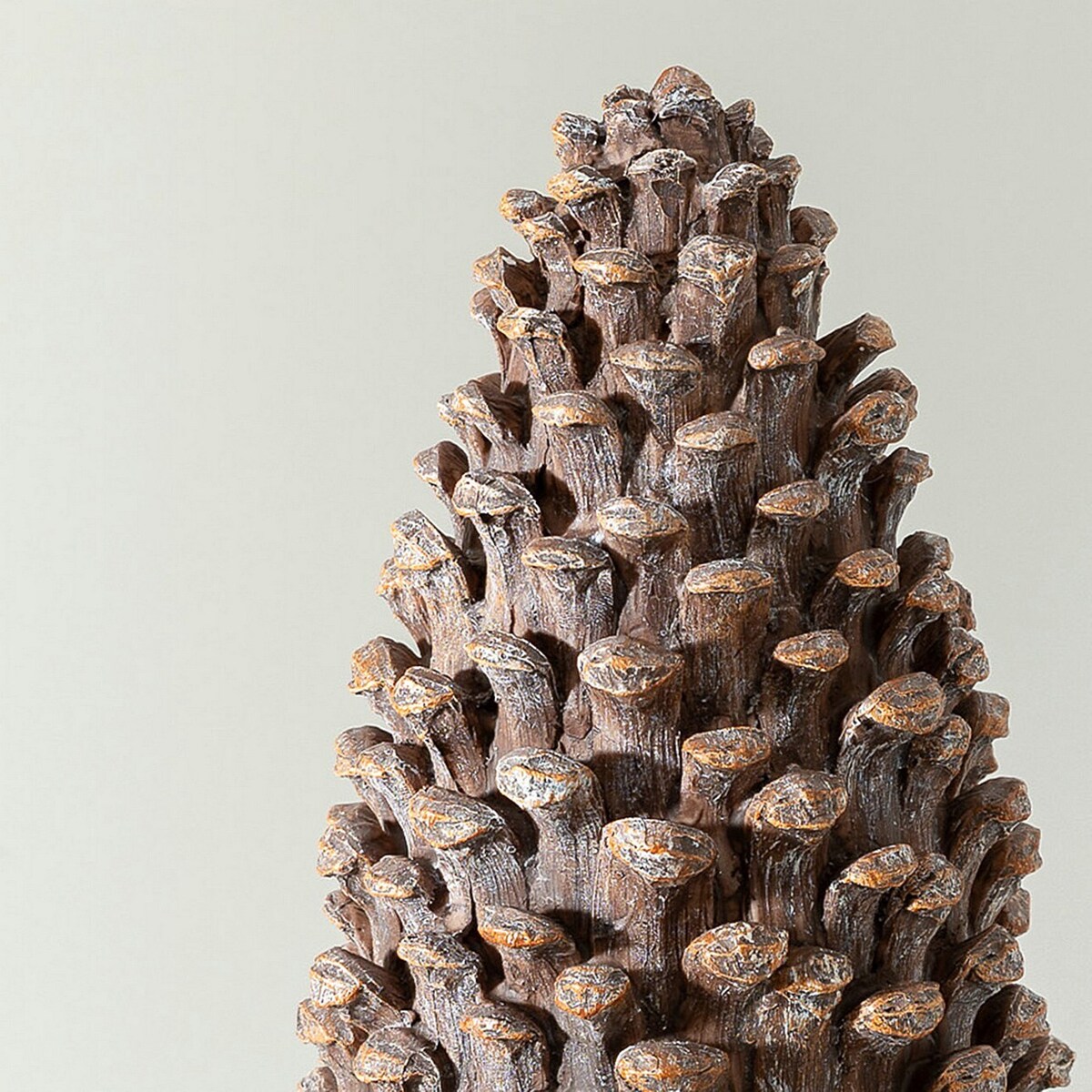 Figurka Szyszka duża 14x14x28 cm boże narodzenie, święta, świąteczne, brązowy, 14x14x28 cm