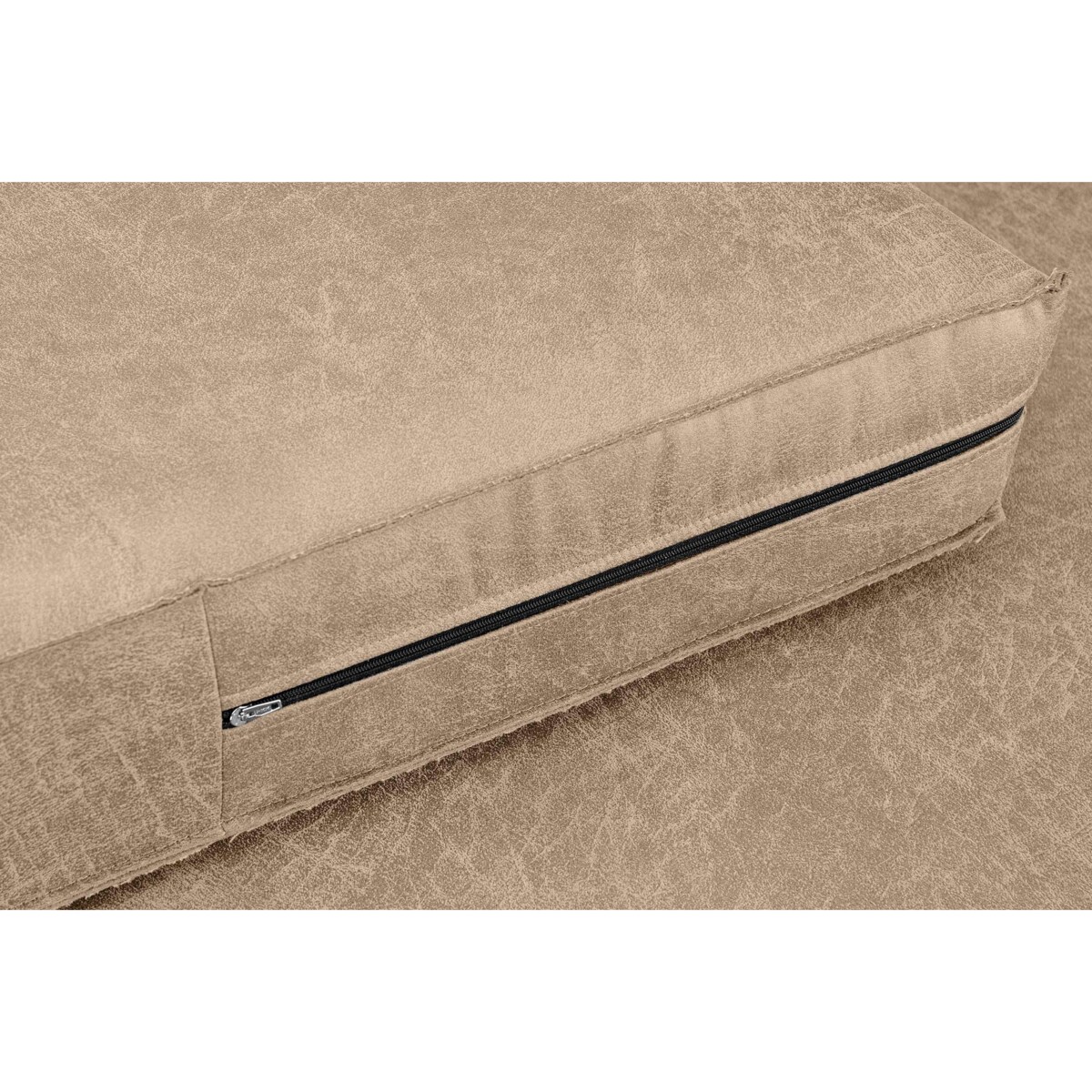 KONSIMO INVIA Sofa w stylu loftowym, 3-osobowa, kolor beżowy