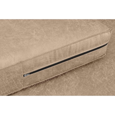 KONSIMO INVIA Sofa w stylu loftowym, 3-osobowa, kolor beżowy