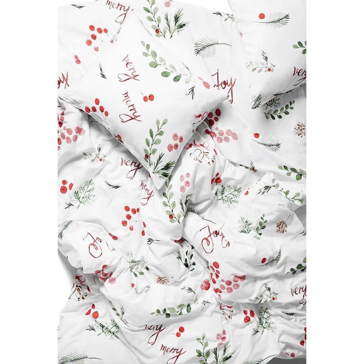Pościel świąteczna Very merry 160x200 + 2x 50x60 cm