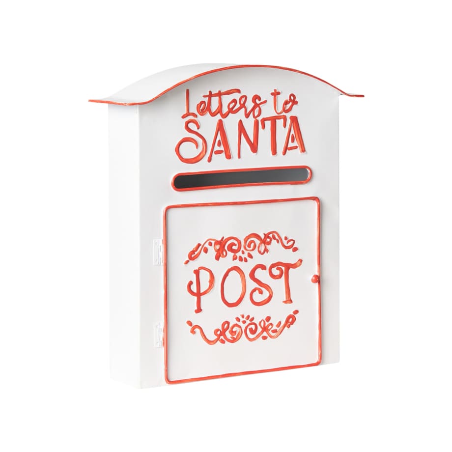 Skrzynka na listy świąteczna ESPOO 30 cm Biały