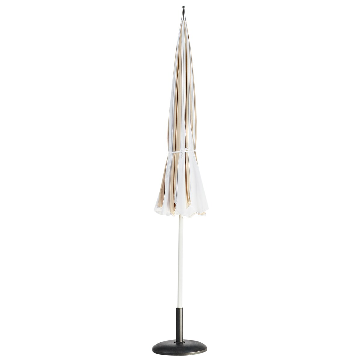 Parasol ogrodowy 245 cm MINOA Biały/ beżowy
