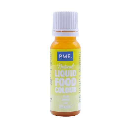 PME Naturalny barwnik spożywczy w płynie 25 ml żółty