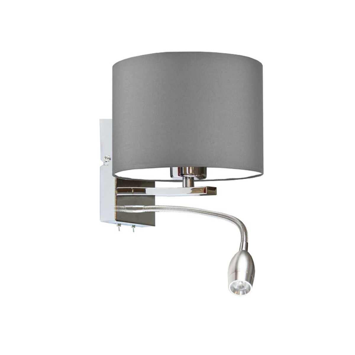 Kinkiet LED lampa ścienna lampa na ścianę z abażurem walec MOTO