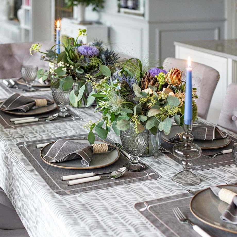 Haftowane podkładki Dragonfly - 6 sztuk