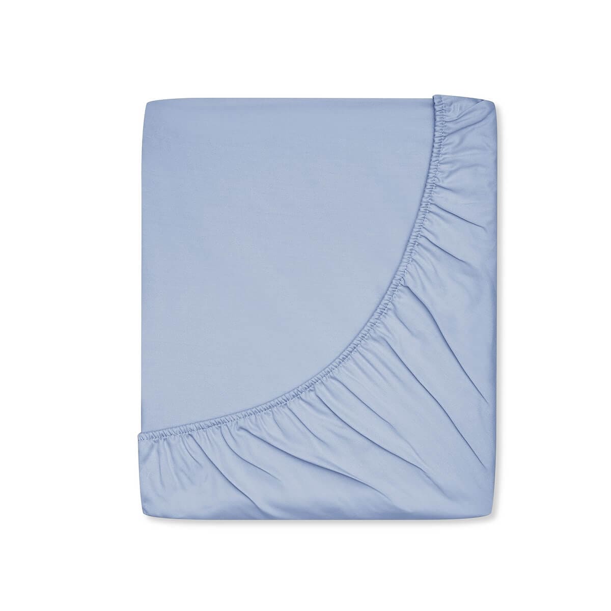 Prześcieradło satynowe z gumką ice blue 140 x 200 cm