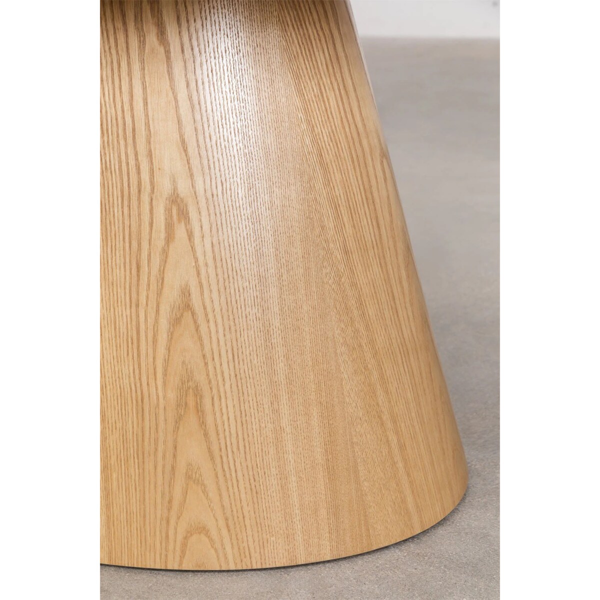 Owalny stół do jadalni jesionowy Aura 120x220 cm