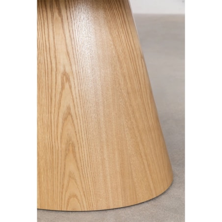 Owalny stół do jadalni jesionowy Aura 120x220 cm