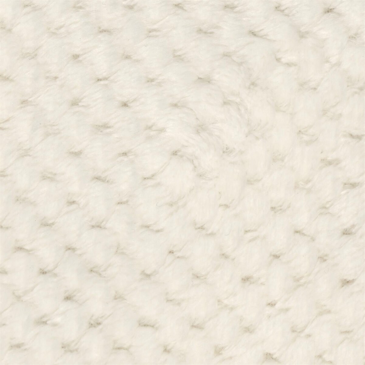 Koc dekoracyjny Honeycomb kremowy 120x150 cm ciepły pled na kanapę do salonu Intesi