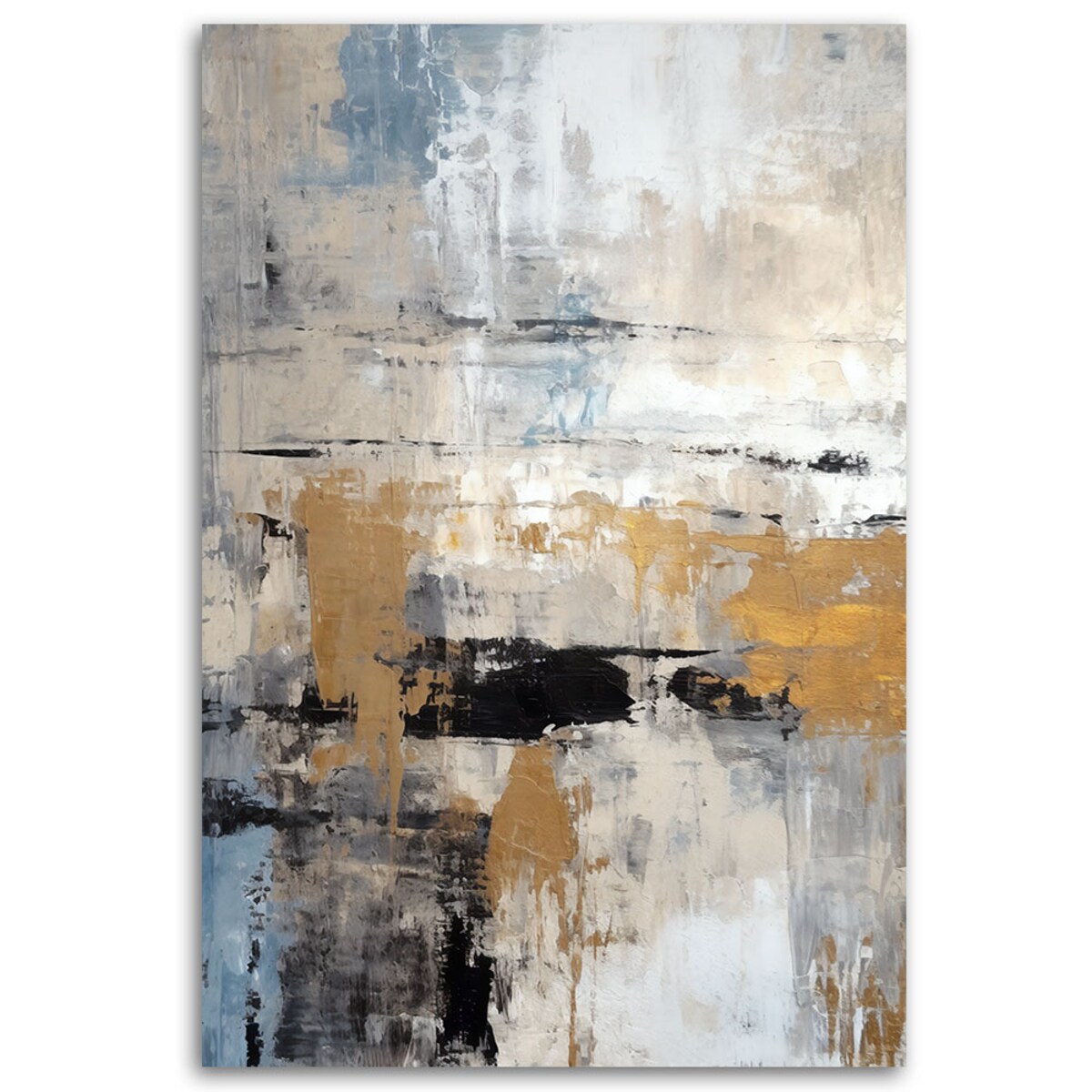 Obraz Abstrakcja do salonu sypialni biura kuchni Tekstura Złoto Glamour 40x60