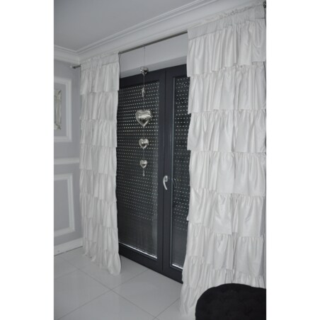 zasłona "romantica" 90x250 cm biały