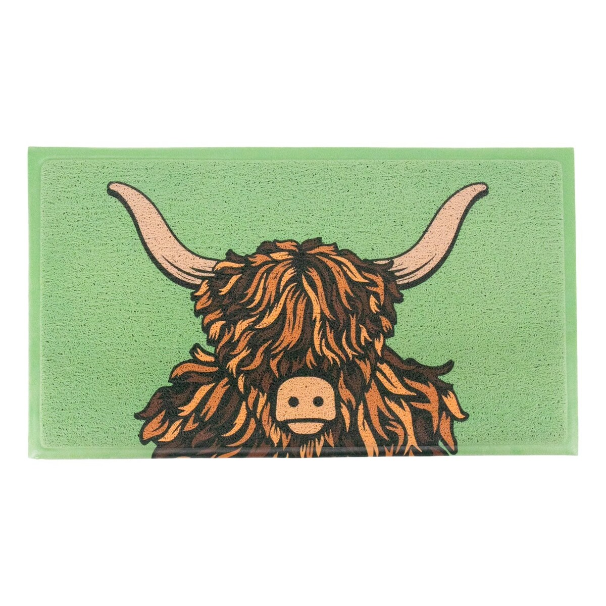 Wycieraczka Krowa rasy Highland - (70 x 40 cm)