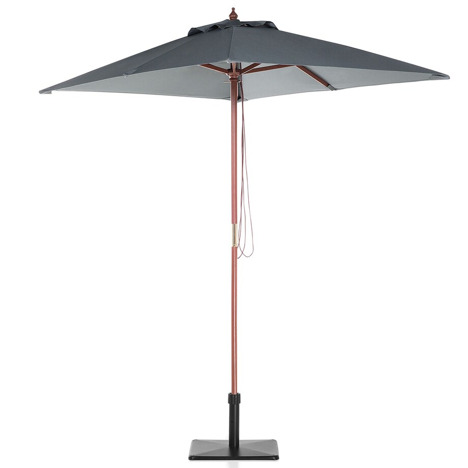 Parasol ogrodowy 195 cm FLAMENCO Ciemnoszary