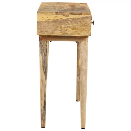 vidaXL Stolik konsola, 115x35x76 cm, lite drewno mango