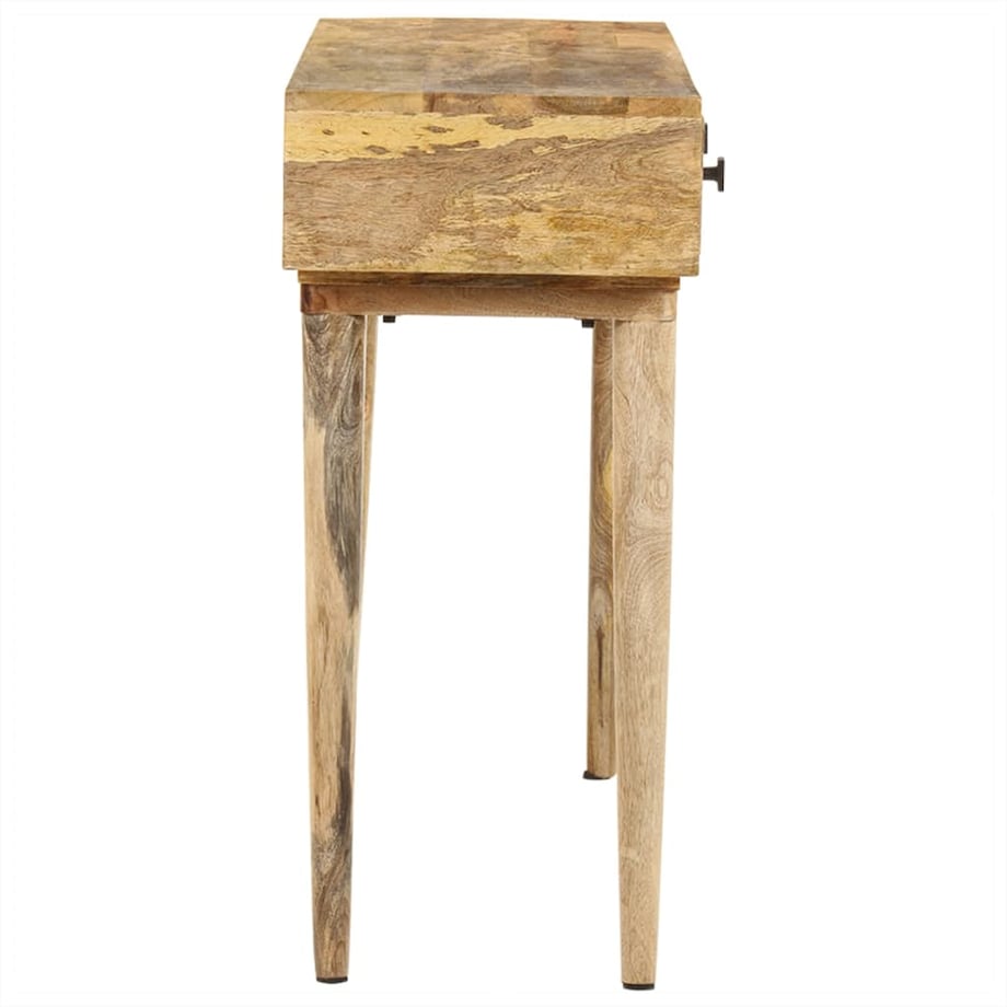 vidaXL Stolik konsola, 115x35x76 cm, lite drewno mango