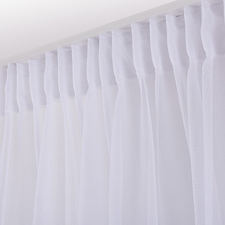 Firana na taśmie 300x245 biały ze wzorem