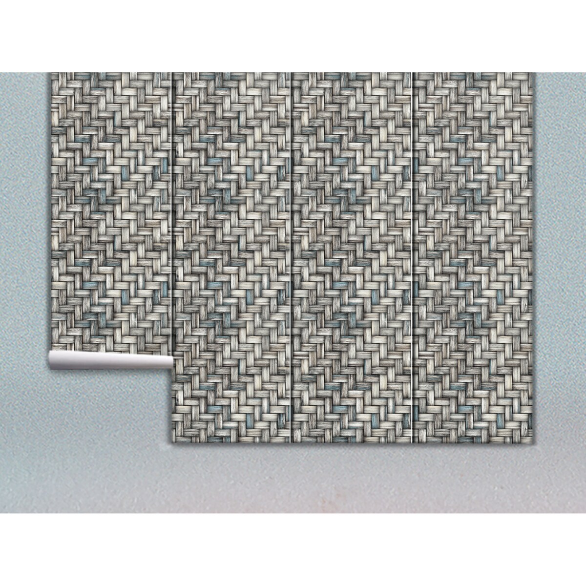 Tapeta Szara jodełka, 416x254cm