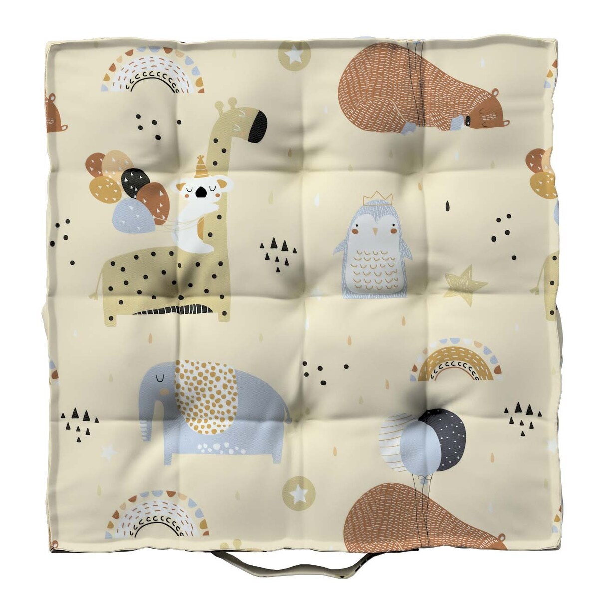 Siedzisko Tomi, beżowy, 40 x 40 x 6 cm, Magic Collection