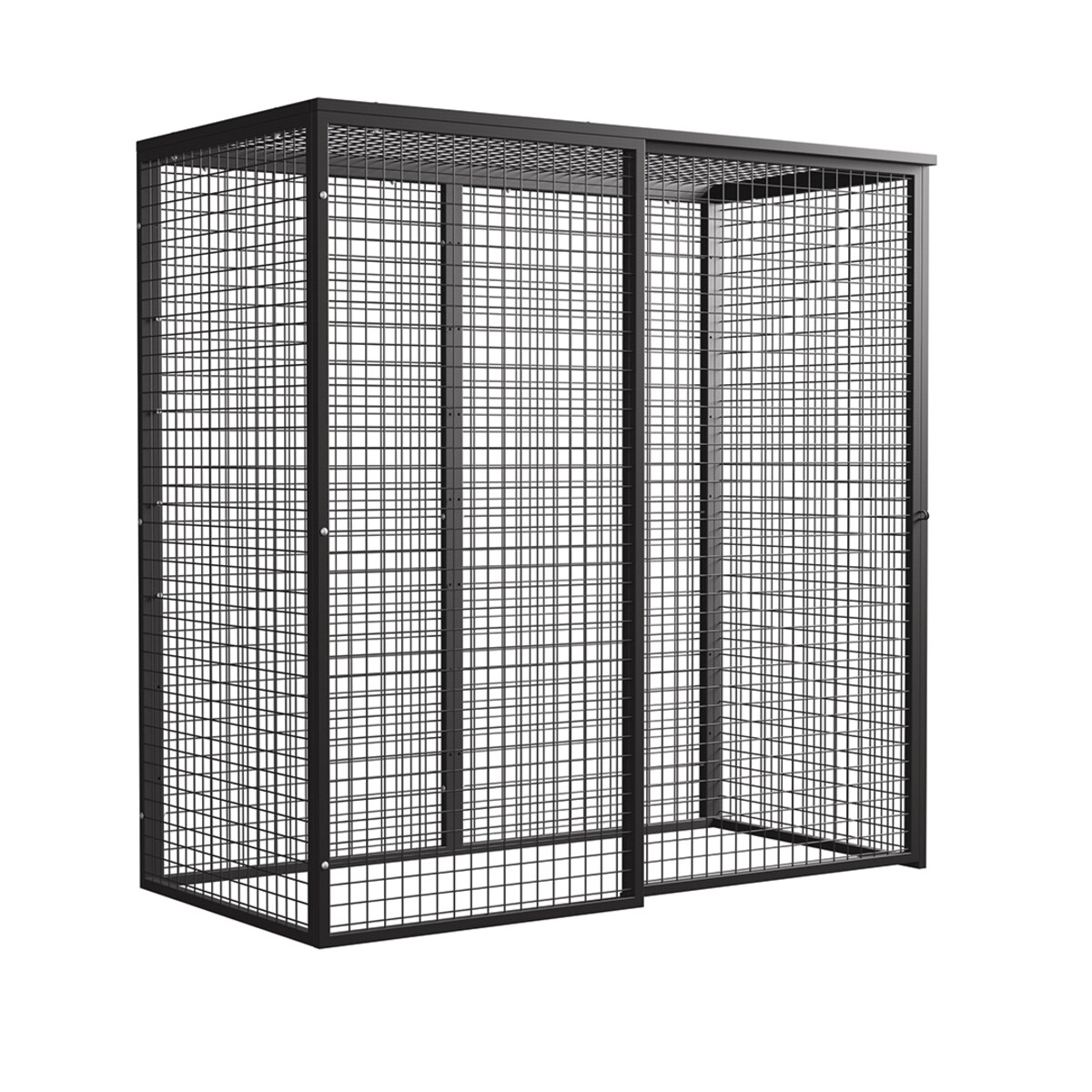 Metalowa klatka do przechowywania 200 x 100 x 200 cm