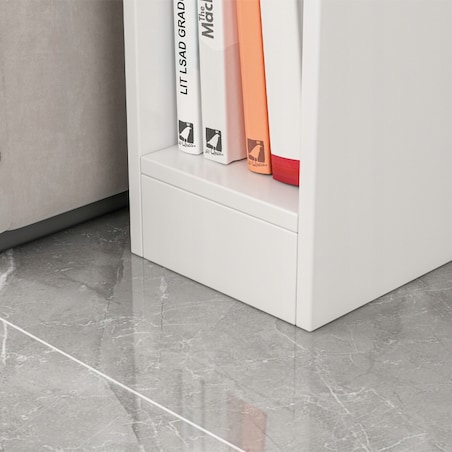 Szafka nocna wąska z szufladą stolik z półką nowoczesny loft sypialni 60 cm