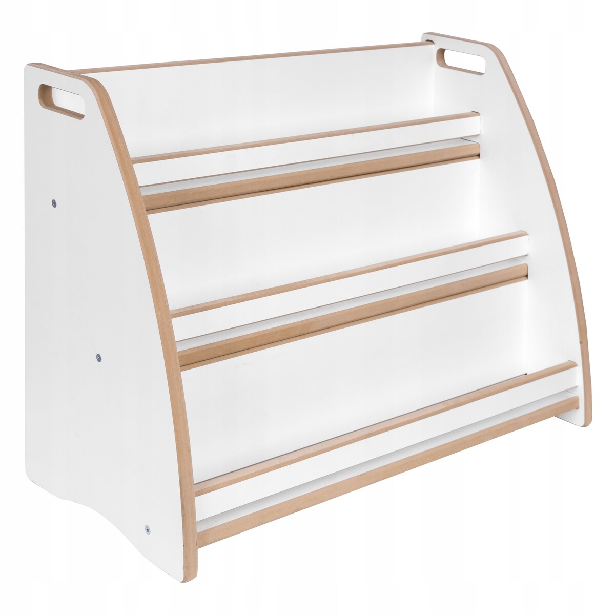 BIBLIOTECZKA MONTESSORI Regał organizer na książki dzieci M dziecięcego CE