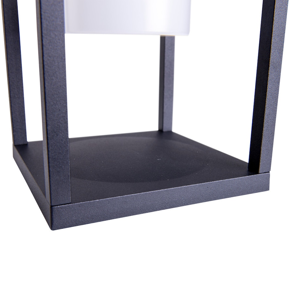 Solarna LAMPA ogrodowa 3180922 Nave metalowa OPRAWA zewnętrzna przenośna outdoor IP44 czarna