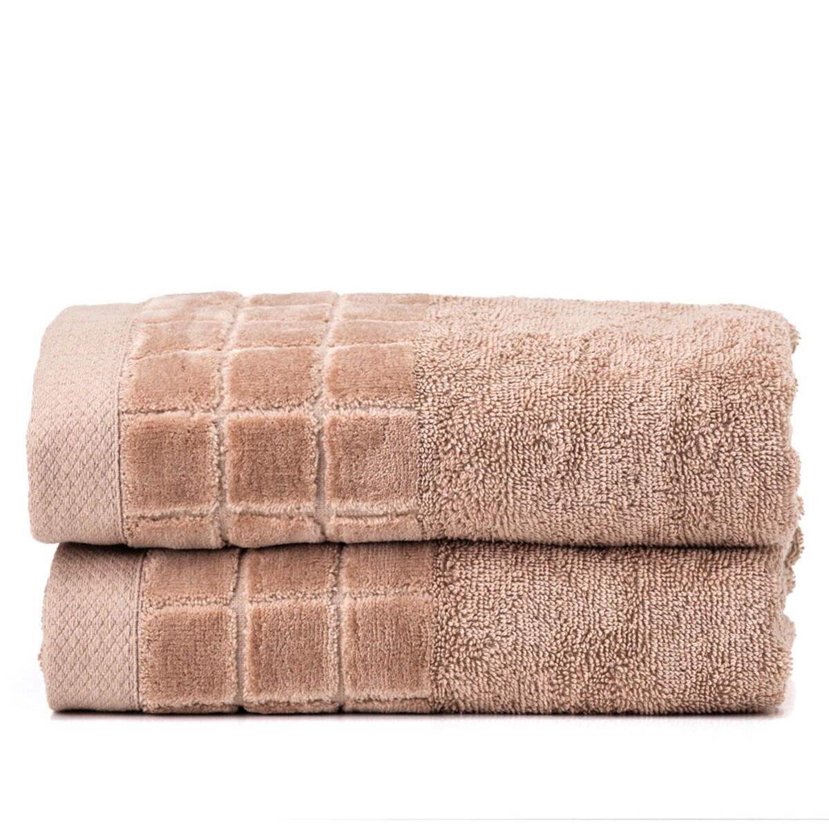 Luksusowy ręcznik CARAMEL CREAM 70x140 cm z bawełny czesanej premium