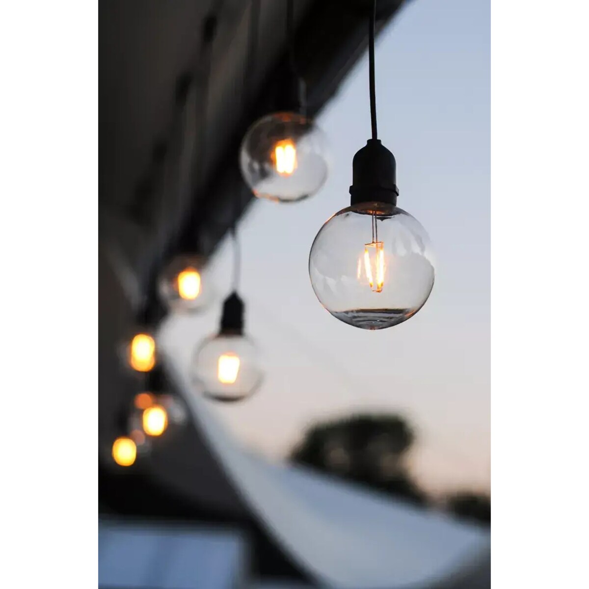 4-metrowa girlanda Garden DECO Extra LED 2,9W czarna