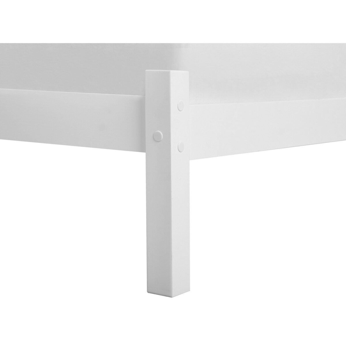 Łóżko drewniane 90 x 200 cm białe FLORAC