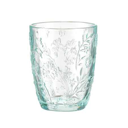 VILLA ITALIA Zestaw szklanek turkusowych 270 ml 6 sztuk MERIDA