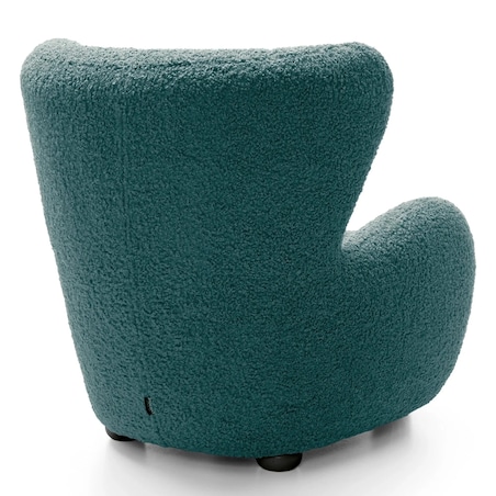 Fotel uszak boucle 91x88x100 cm POLTRONA morski
