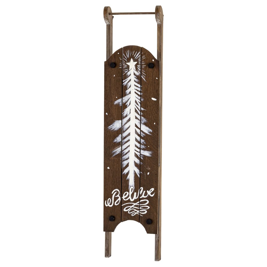 Dekoracja -sanki 90x20,5x7 cm SLEDGE-2 beżowe