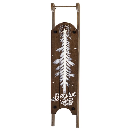 Dekoracja -sanki 90x20,5x7 cm SLEDGE-2 beżowe