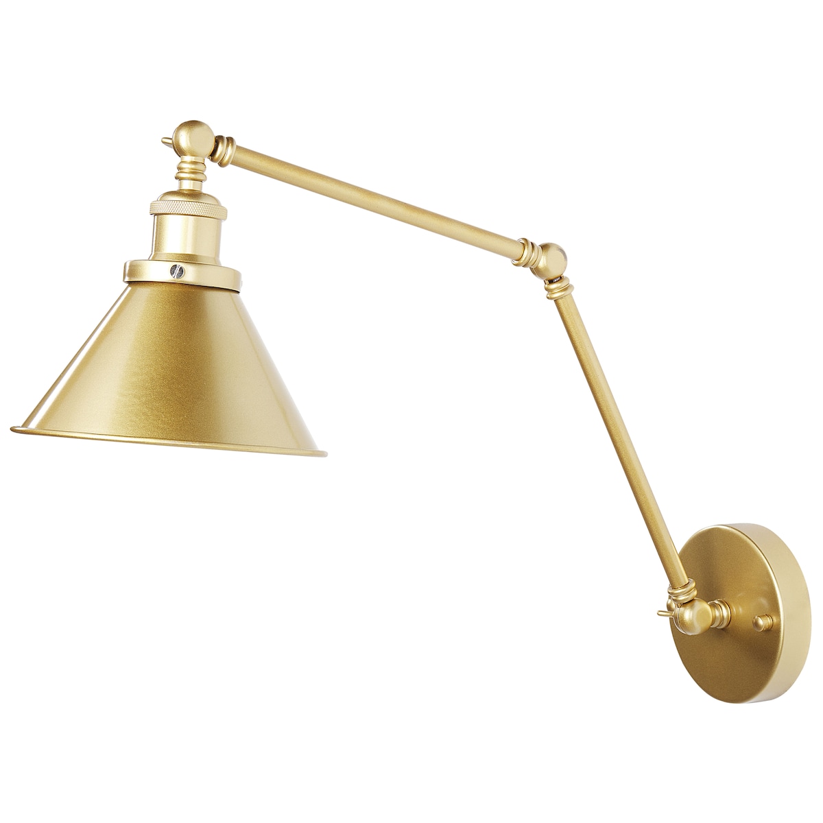 Zestaw 2 lamp ściennych NARVA Regulowana Metal Złoty