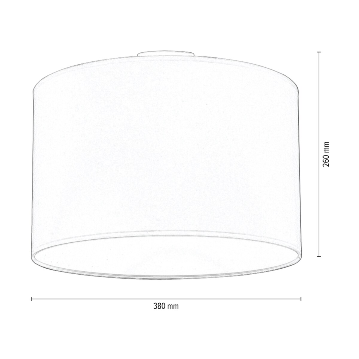 Lampa Sufitowa BRITOP Lighting 1xE27 Max.40W Subtelna Biel w Minimalistycznym Stylu, Polski Producent, 1 szt.