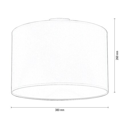 Lampa Sufitowa BRITOP Lighting 1xE27 Max.40W Subtelna Biel w Minimalistycznym Stylu, Polski Producent, 1 szt.