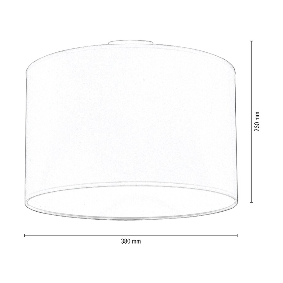Lampa Sufitowa BRITOP Lighting 1xE27 Max.40W Subtelna Biel w Minimalistycznym Stylu, Polski Producent, 1 szt.