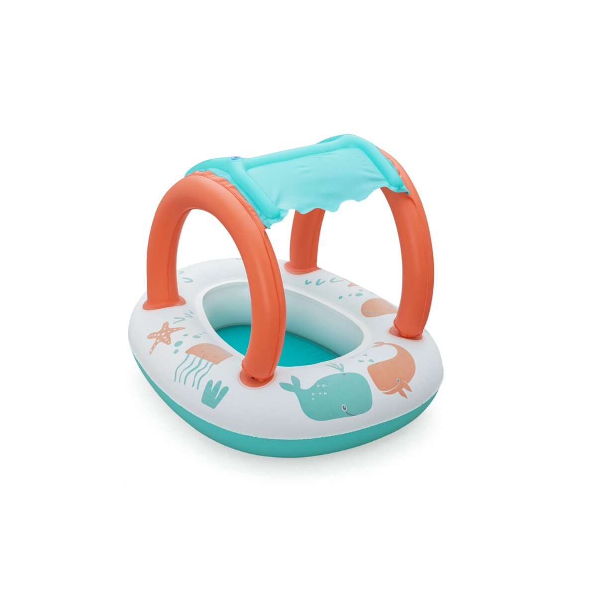 Dmuchany ponton dla dzieci z daszkiem do pływania Bestway 34203